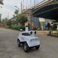 Industrial park patrol robo